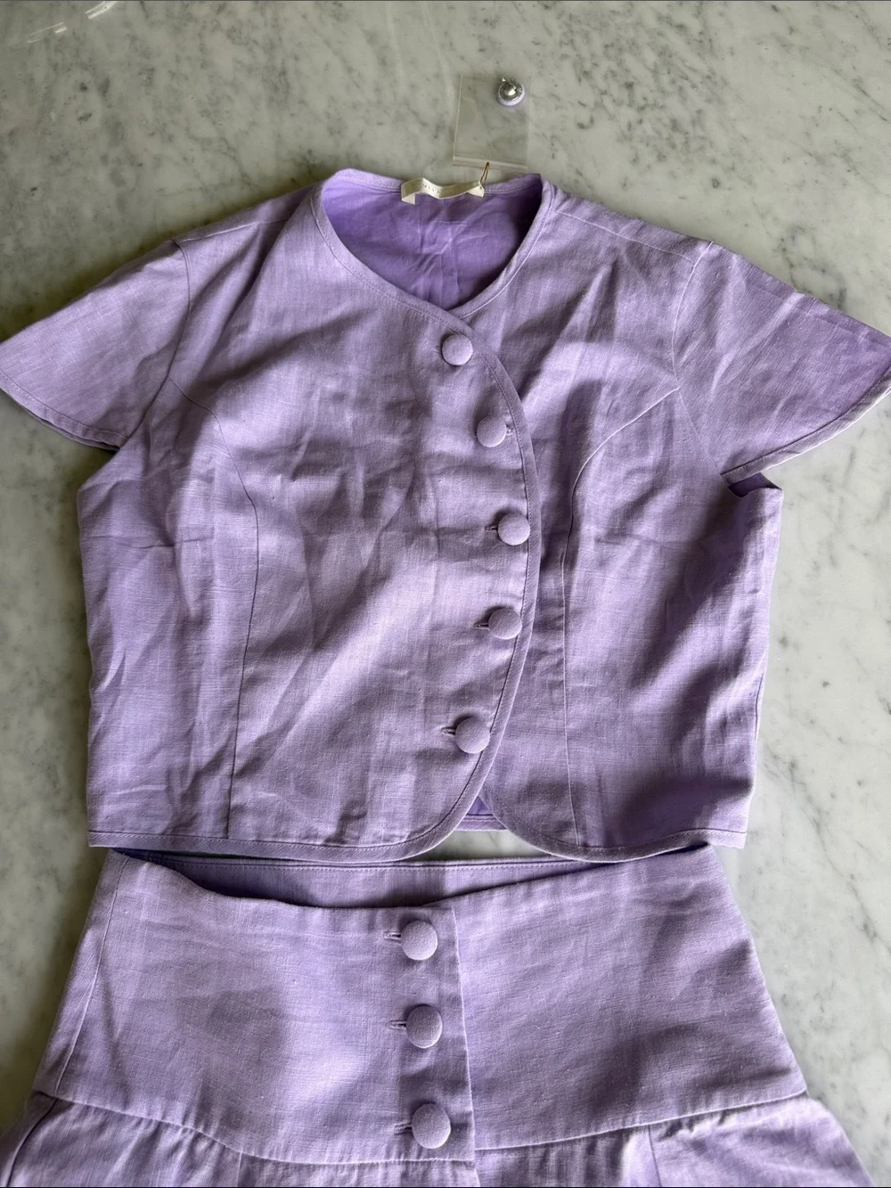 Vita Grace Rossala Paneled Dream Skirt and Top Matching Set NWOT